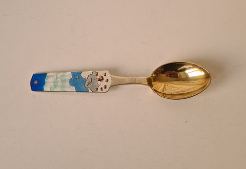 A.Michelsen Christmas spoon in sterling silver with enamel 1963
