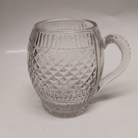 Beer mug in glass with grindings 19th Century
&#8203;