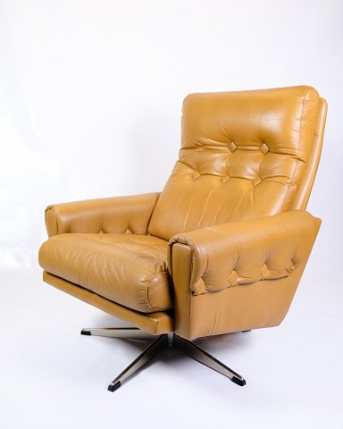 Armchair - Brown Leather - Danish Design - 1980
Great condition
