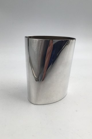Georg Jensen Sterling Silver Elliptical shaped Vase / Cup Verner Panton