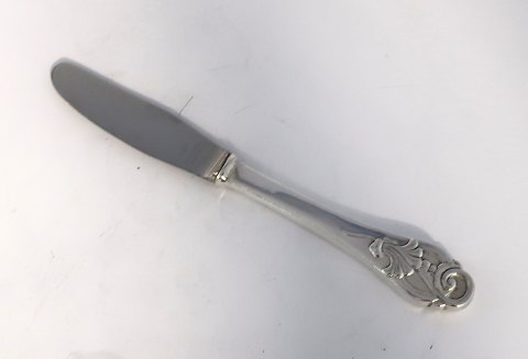 National sølvplet. Middagskniv. Længde 21 cm