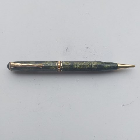 10-sided green marbled Big Ben pencil
