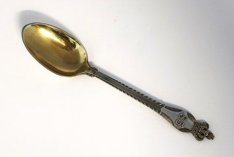 Michelsen. Sterling silver gilted. Commemorative spoon 1903. King Christian IX