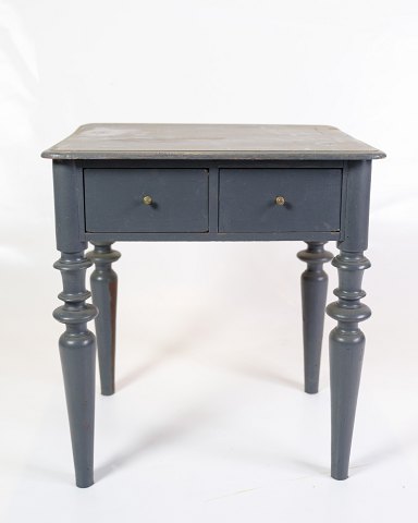 Antique Side Table - Painted - With 2 Drawers - Year 1890
Great condition
