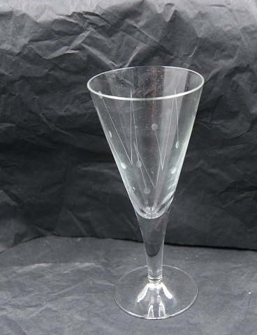 Clausholm glasservice fra Holmegård. Snapseglas 10cm