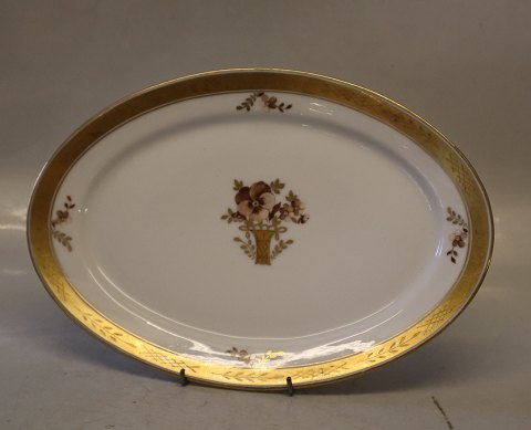 9008-595 Oval dish 29 cm  Golden Basket Royal Copenhagen