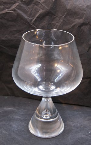 Prinsesse eller Princess glas fra Holmegård. Store cognac glas 12cm