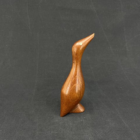 Figure in teak - duck