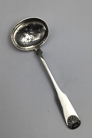 Danish Silver Musling Sprinkling Spoon