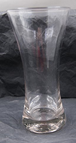 Porterglas eller stort ølglas 16,5cm fra dansk glasværk fra 1920
