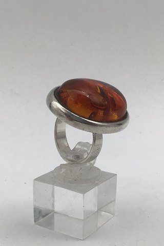 Niels Erik From Sterling Silver Ring (Amber)
