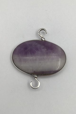 Georg Jensen Sterling Silver Torun Flourit (Amethyst) Stone No 203 A