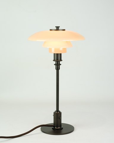 PH 2/1 Bordlampe - Limited Edition - Dusty Terracotta - Bruneret Stel - Poul 
Henningsen - Louis Poulsen
Flot stand
