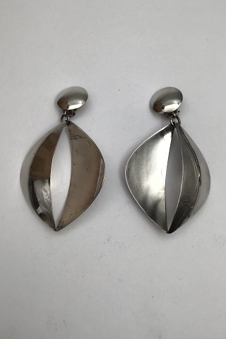 Georg Jensen Sterling Sølv Øreringe No. 380A (Clips)