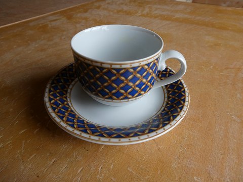 vare nr: po-Liselund mørkblå kaffesæt-1