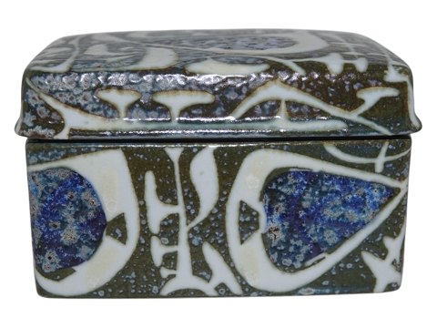 Royal Copenhagen  BacaFirkantet skål med låg