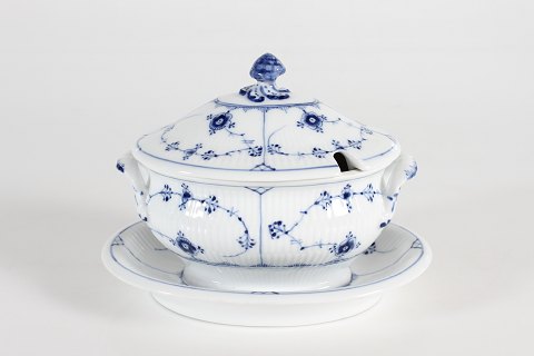 Royal CopenhagenMusselmalet RifletAntik sauceskål m/låg 206