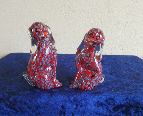 vare nr: g-Murano glas par hunde