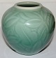 Royal Copenhagen Unika Nils Thorsson Vase i Celedon Glasur