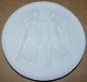 Bing & Grondahl Biscuit Plate Tragediens og Komediens Muser (Thalia og 
Melpomene) No 125