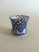 Royal Copenhagen Blue Fluted Full Lace Small Cup No 1015