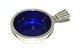 Bernadotte Salt cellar interior with blue enamel SOLD