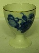 Royal Copenhagen Blue Flower Curved Eggkop No 1568 with gold