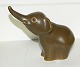 Figure in ceramic of elephant by Knud Basse