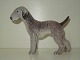 Rare Dahl Jensen Dog Figurine, Bedlington Terrier 