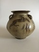 Royal Copenhagen Jais Nielsen Vase i Sung Glasur No 2757