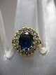 solgt Safir ring