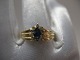 solgt Safir ring