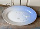 B&G Seagull with gold edge large dish no. 15 - 41 cm.