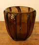 Jacob E. Bang vase i glas for Holmegaard