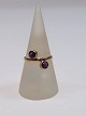 14k guldring m. ametyst. Str. 58½