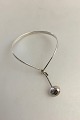 Georg Jensen Sterling Sølv Torun Armbånd No 205 med Vedhæng No 303