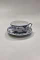 Royal Copenhagen Blue Flute Half Lace Large Tea Cup No. 656