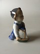 Royal Copenhagen Figur Lille Dreng med Skib "Aage" No 3272