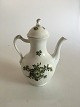 Royal Copenhagen Grøn Blomst Kaffekande No 1794