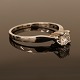 14kt Weissgold Ring mit einem Brillanten von etwa 0,43Ct. Ringgr. 56