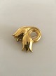 Georg Jensen 18K Guld Broche No. 1100