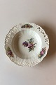 Royal Copenhagen Saxon Flower Deep Plate Premium model with pierced border