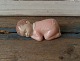 Royal Copenhagen figur, sovende baby - pige no. 026