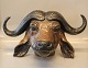 Danish Art Pottery Huge Buffalo