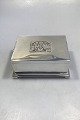 Georg Jensen Silver Cigar Box/Lidded Box wood lined 1916