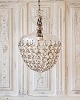eautiful sack-shaped chandelier, diameter 25 cm.