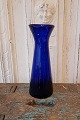Blue hyacinth glass 21.5 cm.