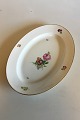 Royal Copenhagen Saksisk Blomst, Glat Ovalt fad No 493/9038