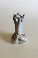 Royal Copenhagen Art nouveau vase med 3 Snegle No 12