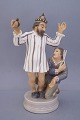 Dahl Jensen; porcelain figure of "Emperor´s New Clothes"